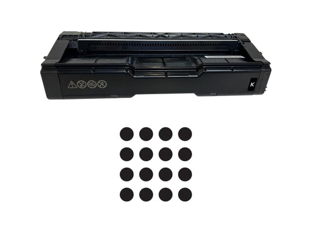 BLACK TONER CARTRIDGE RICOH C125 P C125 MF