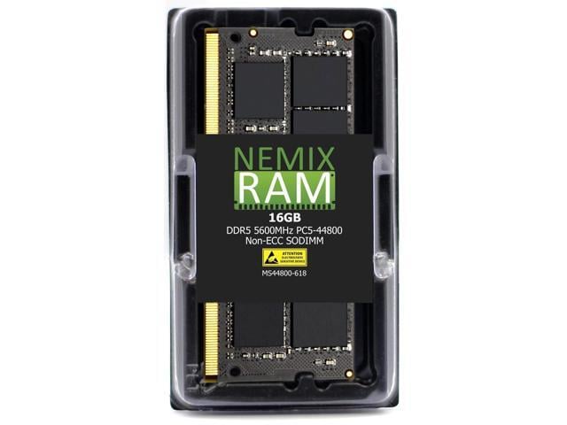 Samsung NEMIX RAM 16GB (1X16GB) DDR5 5600MHZ PC5-44800 1Rx8 1.1V CL46 262-PIN Non-ECC SODIMM Laptop PC Memory Compatible with Samsung M425R2GA3BB0-CWM