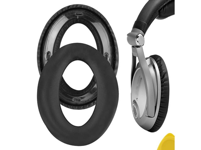 Geekria QuickFit Protein Leather Replacement Ear Pads for Sennheiser PXC450, PXC350, PC350,HME95, HMEC250 Headphones Earpads, Headset Ear Cushion...