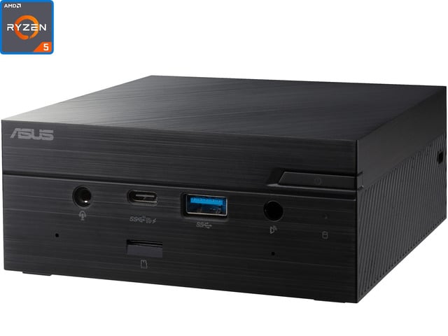 ASUS PN50 Mini PC, AMD Ryzen 5 4500U Upto 4.0GHz, 4GB RAM, 1TB NVMe SSD, HDMI, DisplayPort, Card Reader, Wi-Fi, Bluetooth, Windows 10 Pro