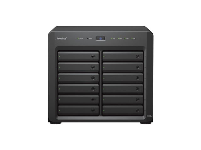 Synology DiskStation DS3622xs+ NAS Server with Xeon 2.2GHz CPU, 48GB Memory, 240TB HDD Storage, 2 x 10GbE LAN Ports, DSM Operating System