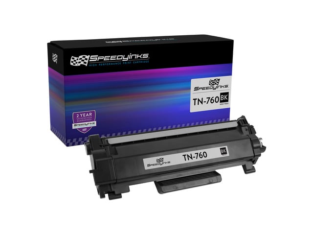 Brother SPEEDYINKS Compatible Toner Cartridge Replacements for Brother TN760 TN-760 TN730 TN-730 High Yield (Black) for DCP-L2550DW, HL-L2350DW,...
