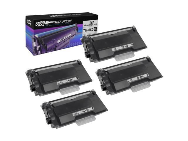 Brother SPEEDYINKS Compatible Toner Cartridge Replacement for Brother TN880 Super High Yield (Black, 4-Packs) for use in DCP-L6600DW HL-L6200DW HL-L6200DWT...