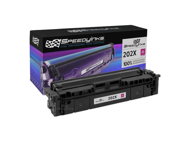 HP SPEEDYINKS Toner Cartridge Replacement for HP 202X High Yield (Magenta) compatible with HP Color LaserJet M254dw, M281cdw, M281dw, M281fdw