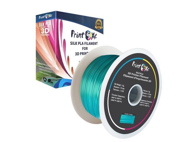 3D PLA like SILK GREEN Colour Printer Filament 1.75 mm Diameter - 1 Kg Net on Spool (2.2 LBs) Dimensional Accuracy +/- 0.03 mm