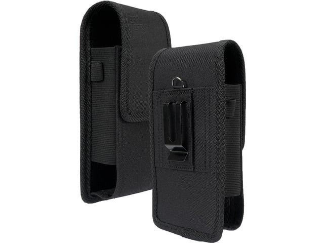 Black Canvas Case Pouch Belt Loop Clip for Zebra TC77 TC75 TC72 USPS Scanner