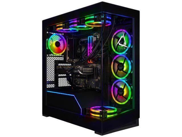 AMD CLX Horus Gaming Desktop - AMD Ryzen 9 9950X 4.3GHz 16-Core Processor, 96GB DDR5 Memory, GeForce RTX 5080 16GB GDDR7 Graphics, 2TB NVMe M.2 SSD,...