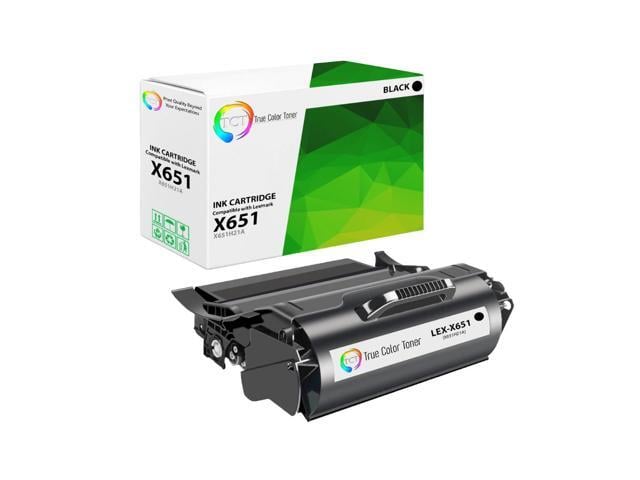 TCT Premium Compatible Toner Cartridge Replacement for Lexmark X651 X651H21A Black Works With Lexmark X651 X652 X654 X464 X656 X658