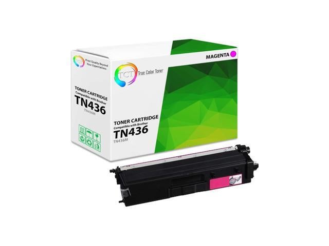 Brother True Color Toner TN436 Magenta Toner Cartridge - Premium Compatible Replacement for Brother TN436M Magenta High Yield Works With Brother...