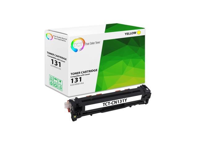 Canon True Color Toner 131 Yellow Toner Cartridge - Premium Compatible Replacement for Canon 131 6269B001AA Yellow Works With Canon Color ImageClass...