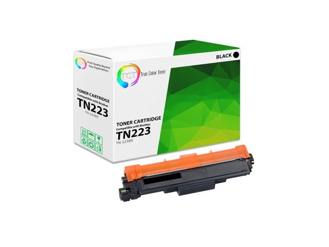 Brother TCT Premium Compatible Toner Cartridge Replacement with Chip for Brother TN223 TN-223 TN223BK Black works with Brother HL-L3210CW L3270CDW,...