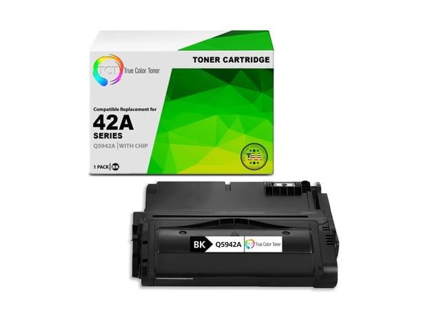 HP TCT 42A TAA Compliant Toner Cartridge - Premium Compatible Replacement for HP 42A Q5942A Black Works With HP LaserJet 4240 4240N 4250 4250DTN 4250N...