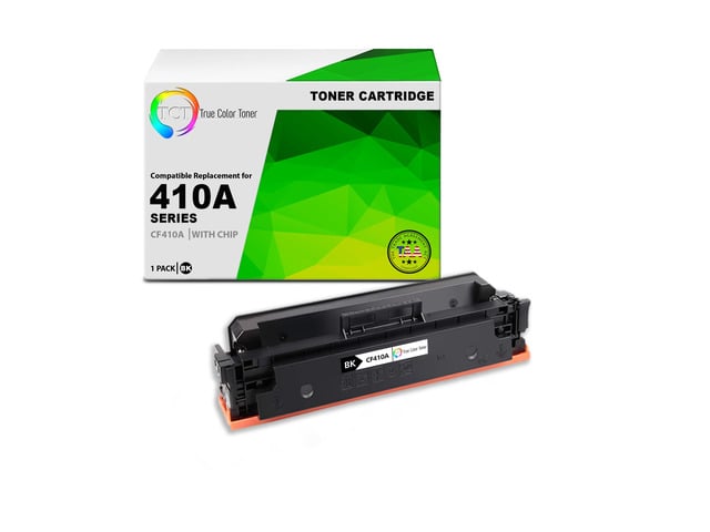 HP TCT 410A Black TAA Compliant Toner Cartridge - Premium Compatible Replacement for HP 410A CF410A Works With HP LaserJet Pro M452DN M452DW M452NW...