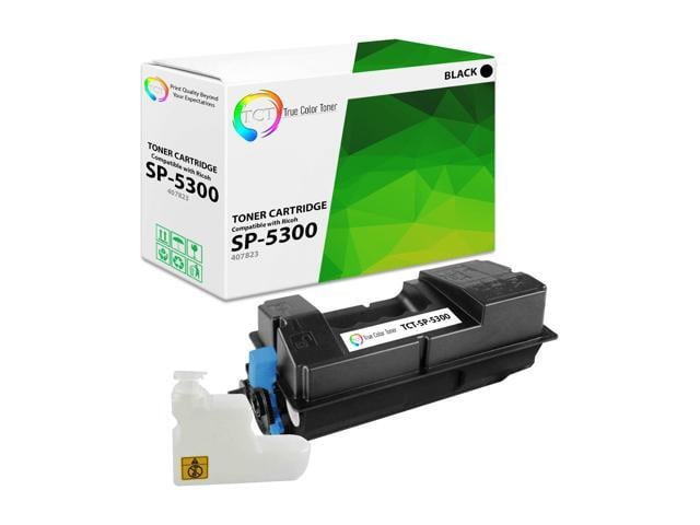 True Color Toner SP-5300 Toner Cartridge - Premium Compatible Replacement for Ricoh Aficio SP-5300 407823 Black Works With Ricoh Aficio SP5300DN...