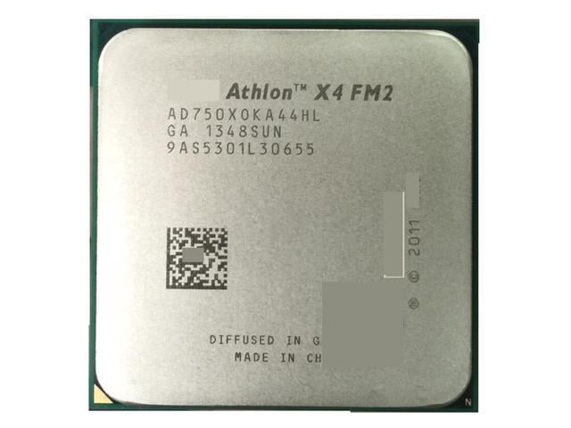 CPU PC Computer A X4 750 X750 750X FM2 Quad-Core CPU 2 Working Properly Desktop Processor