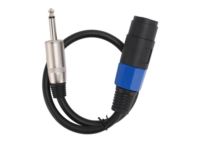 Female to 1/4 Inch Male Speaker Cable, High Power Amplifier Connection Cord, Professional Stage Monitor Subwoofer Cable with Durable PVC Jacket for...
