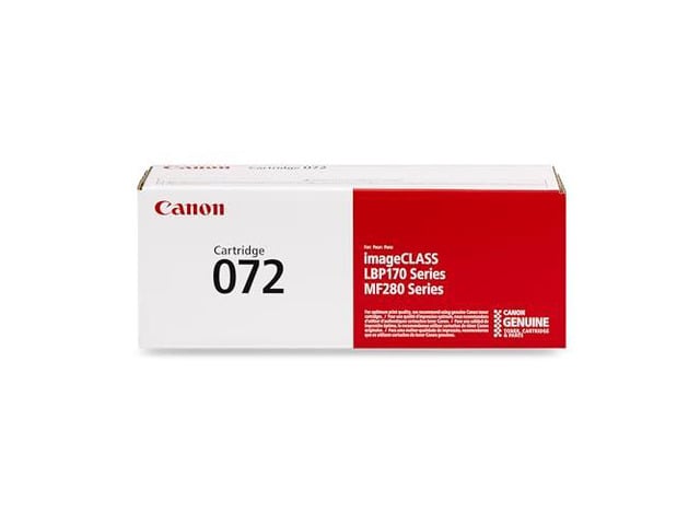 Canon Genuine 072 Black Toner Cartridge Compatible with MF280 Series and LBP172dw
