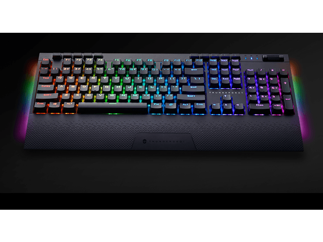 Thunderobot KL6104R red switch 104keys Wireless RGB backlight Mechanical Gaming Keyboard black All Keys without Conflict