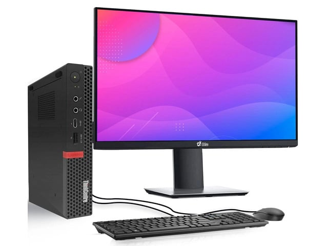 Lenovo ThinkCentre M920 Desktop Tiny Computer PC Intel Core i5-8500 up to 3.50GHZ,32GB DDR4 Ram,512GB SSD, 22Inch Monitor, Wi-Fi, Keyboard & Mouse,...