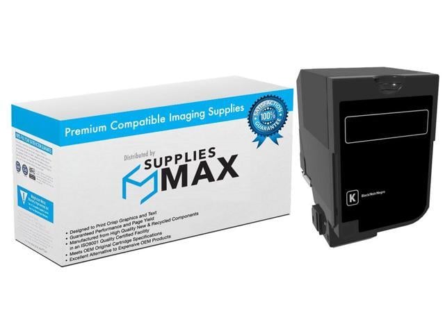 Compatible Lexmark CS-720DE/CS-720DTE/CS-725DE/CS-725DTE Black High Yield Toner Cartridge (20000 Page Yield) (74C1HK0)