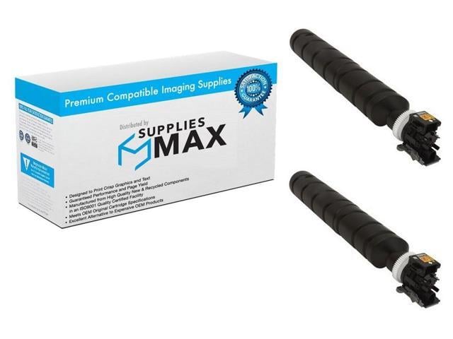 Compatible Kyocera Mita TASKalfa 6054ci/TASKalfa 7054ci Black Toner Cartridge (2/PK-40000 Page Yield) (1T02XC0US0_2PK)
