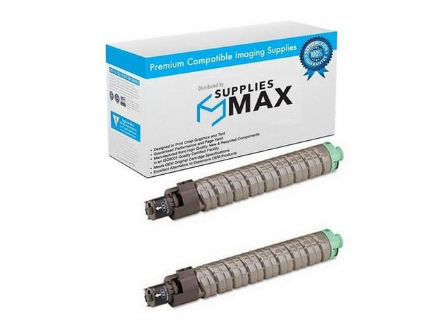 SuppliesMAX Compatible Replacement for Savin MP-C3003/MP-C3004/MP-C3503/MP-C3504 Black Toner Cartridge (2/PK-29500 Page Yield) (TYPE MP-C3503)...