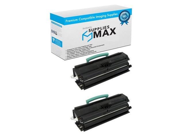 SuppliesMAX Compatible Replacement for Lexmark X463DE/X464DE/X466DE/X466DTE/X466DWE Jumbo Extra High Yield Toner Cartridge (2/PK-18000 Page Yield)...