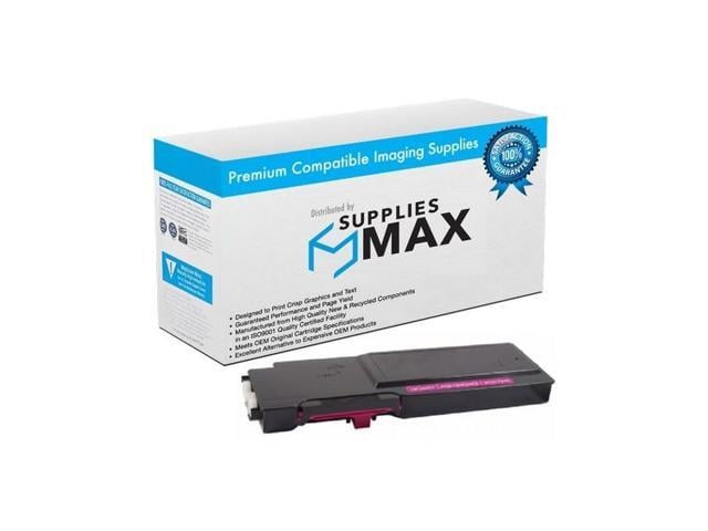 Dell SuppliesMAX Compatible Replacement for Dell C2660DN/C2665DNF Magenta Toner Cartridge (4000 Page Yield) (593-BBBS)