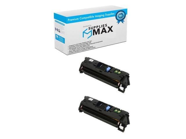 HP SuppliesMAX Compatible Replacement for HP Color Laser Jet 1500/1500L/1500Lxi/2500/2500L/2500Lse/2500N/2500tn Black Toner Cartridge (2/PK-5000 Page...