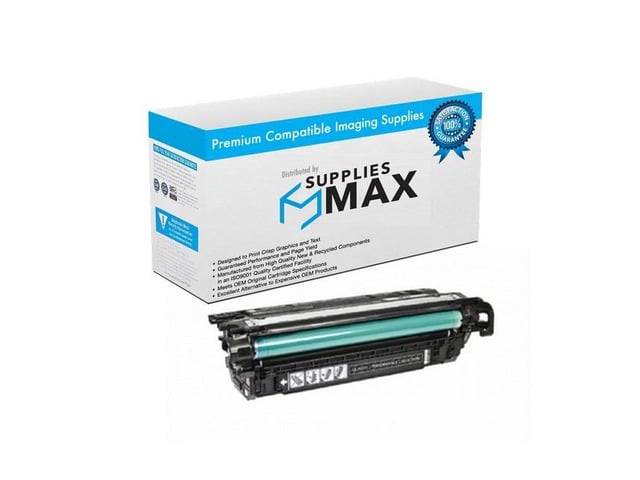 HP SuppliesMAX Compatible Replacement for HP Color Laser Jet Enterprise CM-4540fskm/CP-4025DN/4025N/CP-4520/CP-4525DN/4525N/4525XH Black Toner...