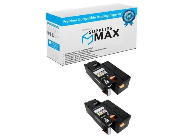 Dell SuppliesMAX Compatible Replacement for Dell E525DW/E525W Black Toner Cartridge (2/PK-2000 Page Yield) (469-5236)