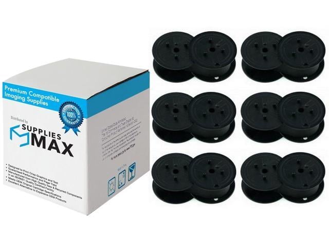 SuppliesMAX Compatible Replacement for Adler Royal 120PD/121PD/1012PD/1228PD/1428PD Purple P. O.S. Printer Ribbons (6/PK) (013091)
