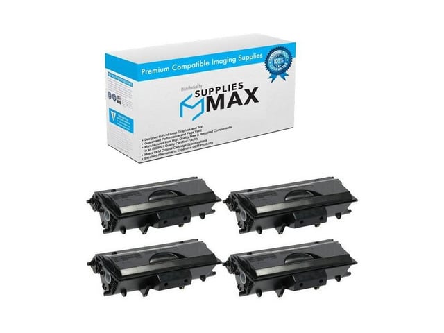 Brother SuppliesMAX Compatible Replacement for Brother HL-7050/HL-7050N Black Toner Cartridge (4/PK-12000 Page Yield) (TN-700_4PK)