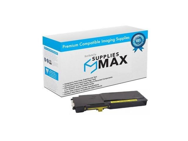 Dell SuppliesMAX Compatible Replacement for Dell S3840CDN/S3845CDN Yellow High Yield Toner Cartridge (9000 Page Yield) (593-BCBD)