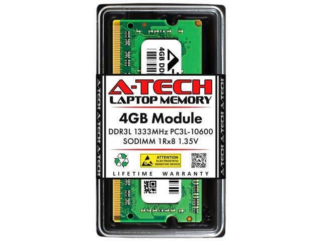 4GB RAM Replacement for Micron MT8KTF51264HZ-1G4, MT8KTF51264HZ-1G4E1 DDR3 1333MHz PC3L-10600 SODIMM 1Rx8 Laptop Memory