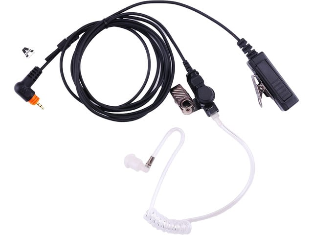 AIRSN Earpiece Headset for Motorola SL300 SL7550 7580 SL4000 SL3500e SL1K SL1M Walkie Talkie 2 Way Radio,with Acoustic Tube Earpiece and Mic PTT
