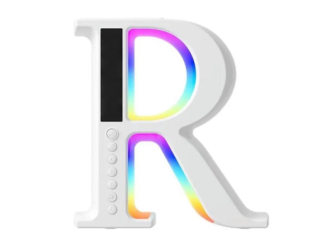 FOR Big R Wireless Charging Speaker Portable Radio Atmosphere Light Lyrics Subtitle Display