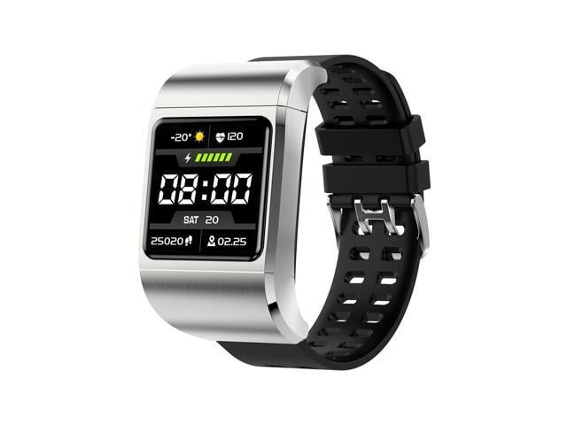 G36pro Smart Bracelet Bluetooth Phone Headset 2-In-1 Color Screen Heart Rate Bracelet Blood Pressure Monitoring Sports Bracelet (Silver)