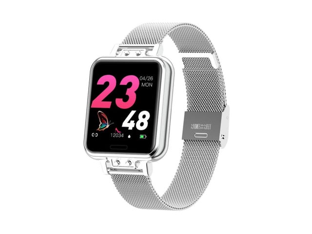 ZL13 1.22 inch Color Screen IP67 Waterproof Smart Watch, Support Sleep Monitor / Heart Rate Monitor / Menstrual Cycle Reminder (Silver) (Silver)