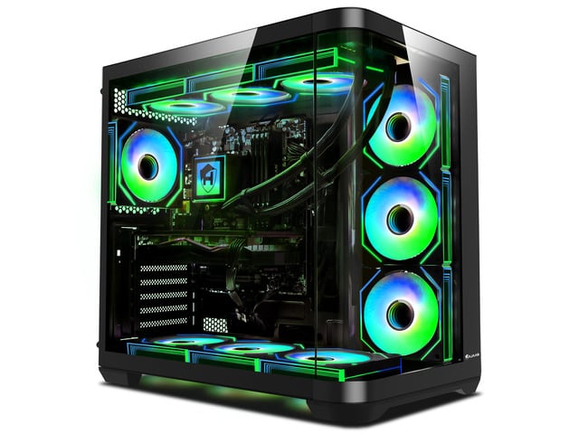 Intel HAJAAN PhantomX Liquid-Cooled Gaming PC Intel Core i5-13400F, GeForce RTX 5060Ti 8GB, 32GB RAM, 1TB NVMe SSD, Wi-Fi, Windows 11 Pro