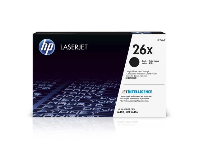 26X Black High-Yield Toner Cartridge Printers Works with LaserJet Pro M402 Series; LaserJet Pro MFP M426 Series CF226X