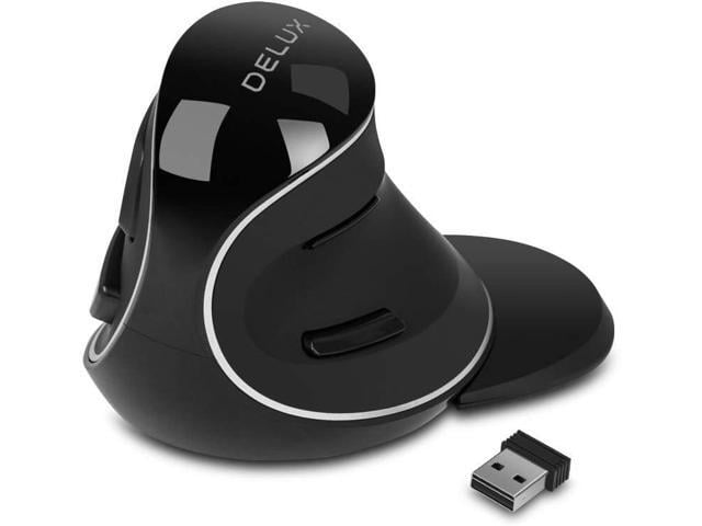 Delux Wireless Ergonomic Vertical Mouse, for Large Hands (M618PLUS)