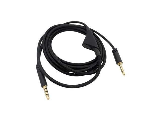 Replacement Cable for A10 A40 A30 Gaming Headset Extension Cable(Black button)