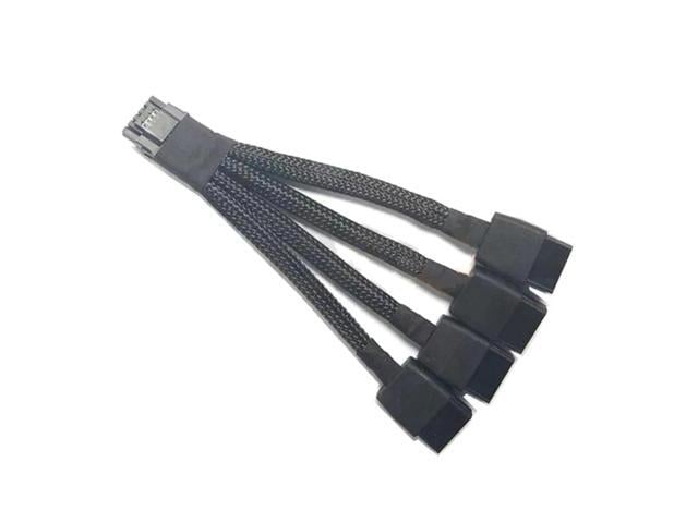 HP 4x8Pin to 16Pin 12+4Pin 4x8pin PCIE 5.0 Video Graphics Card Power Supply Adapter Cable RTX4090 RTX4080 12VHPWR to 4x8pin(Straight)