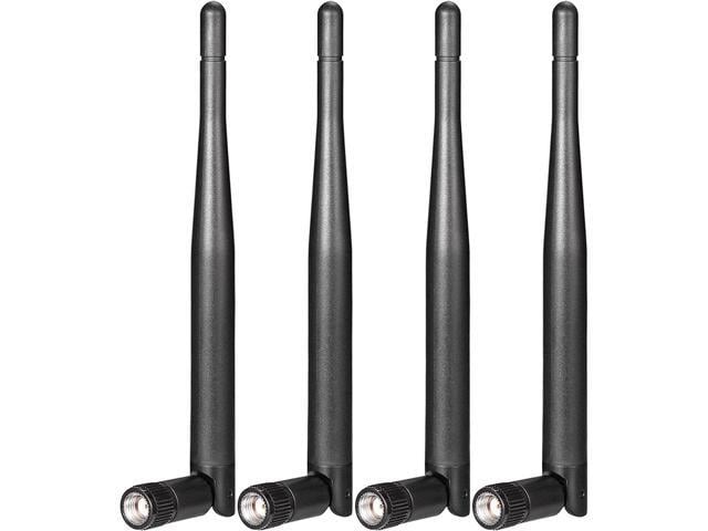 Bingfu Dual Band WiFi Antenna 2.4GHz 5GHz 5.8GHz 3dBi RP-SMA Male Antenna Replacement (4-Pack) for WiFi Router Wireless Network Card USB Adapter...