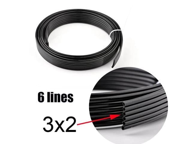 Epson 10 Meter UV ink tube 6 lines ways forepson-DX4 DX5 DX7 head pipe/Mimaki Mutoh Xuli Galaxy printer ink hose UV(3x2mm UV 6 lines)