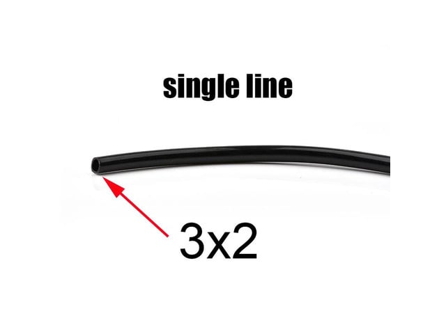 Epson 10 Meter UV ink tube single lines ways forepson-DX4 DX5 DX7 head pipe/Mimaki Mutoh Xuli Galaxy printer ink hose UV(3x2 UV single line)