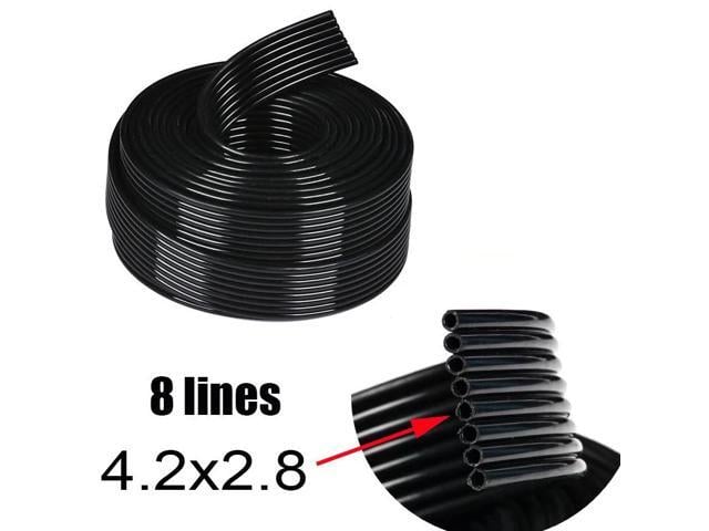Epson 1Meter Universal CISS UV ink tube 8line ways forepson-printhead pipe/Mimaki Mutoh Xuli Galaxy printer ink hose UV(4.2x2.8mm UV 8 lines)