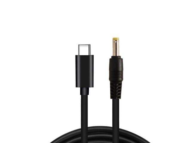USB C/Type-C PD to 12V 4.0x1.7mm Power Cable Converter Cord for LED Light Laptop