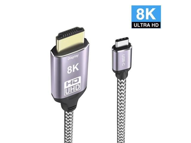 USB4 USB-C Type-C Source to HDTV 2.0 Display 8K UHD 4K DP to HDTV Male Monitor Cable Connector 1.8m 6ft